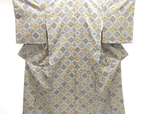 Japanese Kimono / Tsumugi Omeshi Silk